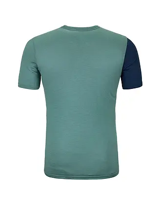 ORTOVOX | T-shirt homme Rock'n'Wool 185 | dunkelgrün